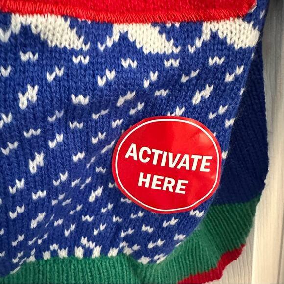 NWT Jolly Sweaters Murderous Snowman Ugly Christmas Sweater Xmas Holiday XL - Picture 12 of 15